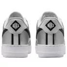 Nike Air Force 1 Low '07 LV8 Metallic Silver White Black pánske nízke mestské tenisky strieborné biele čierne