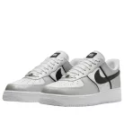 Nike Air Force 1 Low '07 LV8 Metallic Silver White Black pánske nízke mestské tenisky strieborné biele čierne