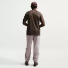Nike Sportswear Tuned Air Football Shirt Baroque Brown pánske tričko hnedé — produktová fotografia na bielom pozadí, bočný pohľad