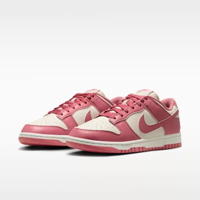 Nike Dunk Low Sail Peony (Women's) dámske nízke mestské tenisky biele ružové