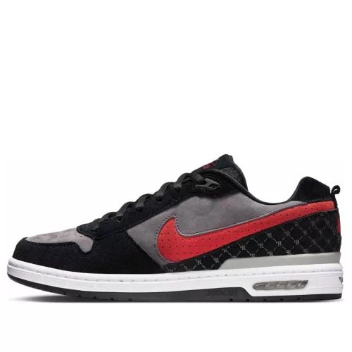 Nike SB Zoom Air Paul Rodriguez 1 OG Bred nízke skejtové tenisky — produktová fotografia na bielom pozadí, bočný pohľad