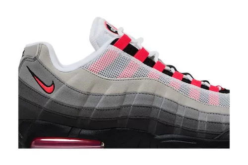 Nike Air Max 95 OG Big Bubble Solar Red 2.0 pánske nízke mestské tenisky čierne
