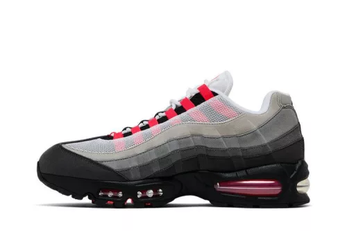 Nike Air Max 95 OG Big Bubble Solar Red 2.0 pánske nízke mestské tenisky čierne