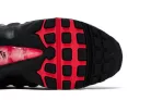 Nike Air Max 95 OG Big Bubble Solar Red 2.0 pánske nízke mestské tenisky čierne