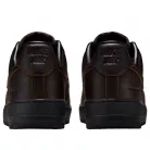 Nike Air Force 1 Low '07 PRM Morse Code Velvet Brown Black nízke streetové tenisky hnedé-čierne — produktová fotografia na bielom pozadí, bočný pohľad