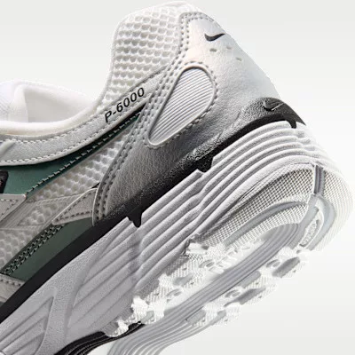 Nike P-6000 Dark Smoke Grey White (Women's) dámske nízke mestské tenisky sivé