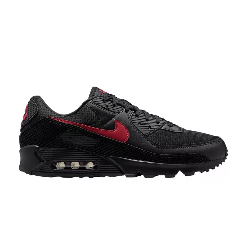 Nike Air Max 90 Black Tough Red pánske nízke mestské tenisky čierne červené