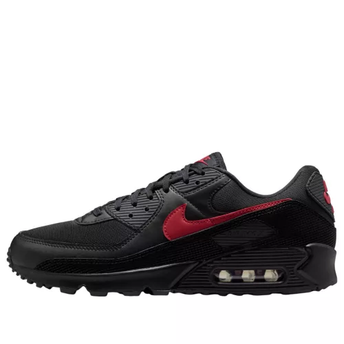 Nike Air Max 90 Black Tough Red pánske nízke mestské tenisky čierne červené