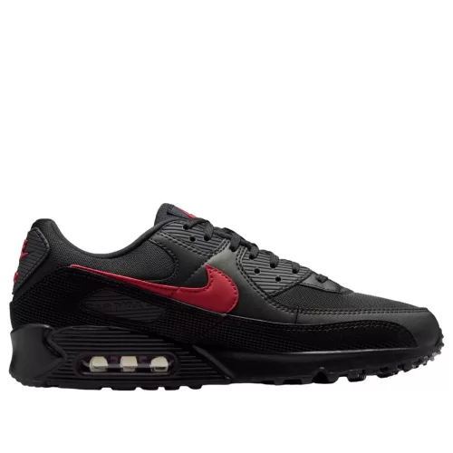 Nike Air Max 90 Black Tough Red pánske nízke mestské tenisky čierne červené