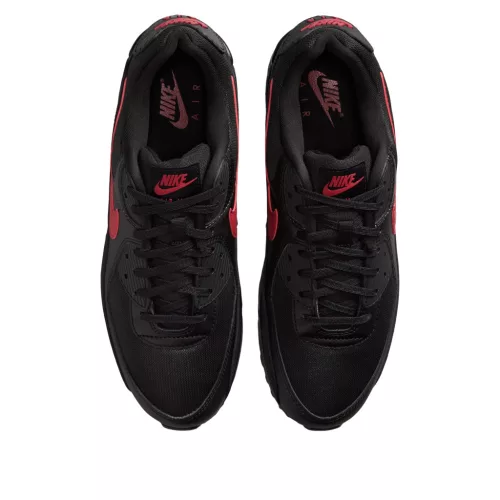 Nike Air Max 90 Black Tough Red pánske nízke mestské tenisky čierne červené