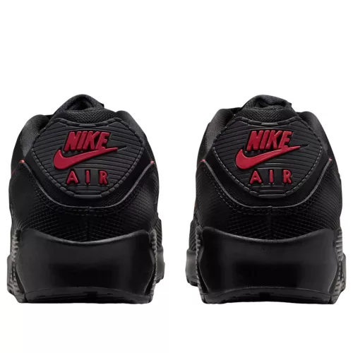 Nike Air Max 90 Black Tough Red pánske nízke mestské tenisky čierne červené