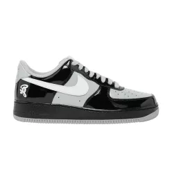   Central Cee x Nike Air Force 1 Low 'Black White Smoke Grey' pánske nízke mestské tenisky čierne