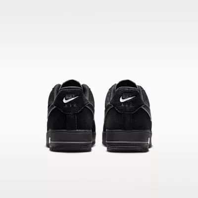 Nike Air Force 1 Low '07 LV8 Black Iron Grey pánske nízke mestské tenisky čierne sivé