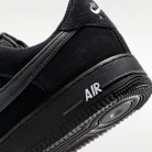 Nike Air Force 1 Low '07 LV8 Black Iron Grey pánske nízke mestské tenisky čierne sivé