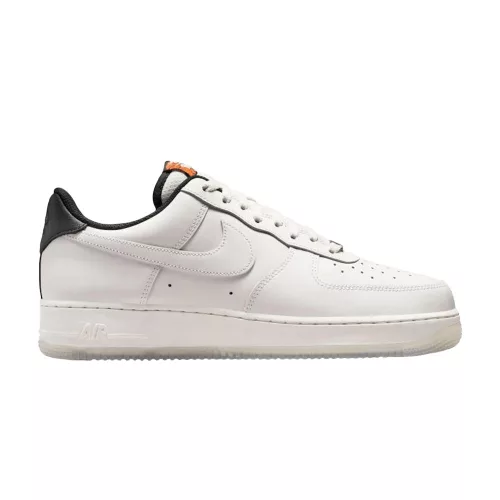 Nike Air Force 1 Low '07 NBA Phantom nízke streetové tenisky lomené biele — produktová fotografia na bielom pozadí, bočný pohľad