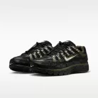 Nike P-6000 Black Dark Hazel nízke streetové tenisky čierne — produktová fotografia na bielom pozadí, bočný pohľad