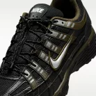 Nike P-6000 Black Dark Hazel nízke streetové tenisky čierne — produktová fotografia na bielom pozadí, bočný pohľad