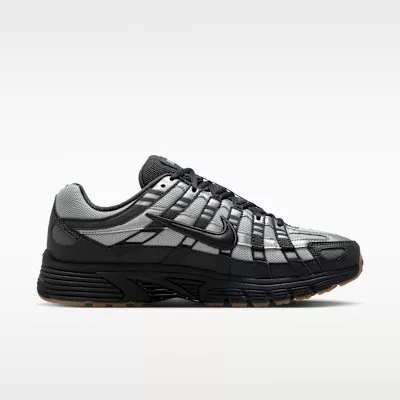 Nike P-6000 Grey Fog Volt Black pánske nízke mestské tenisky sivé