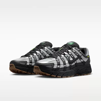 Nike P-6000 Grey Fog Volt Black pánske nízke mestské tenisky sivé