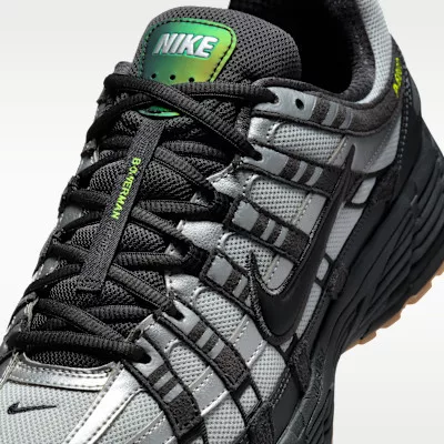 Nike P-6000 Grey Fog Volt Black pánske nízke mestské tenisky sivé