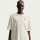 Nike Sportswear Classic Oversized Short-Sleeve T-Shirt Sail/Dark Hazel/Dark Hazel dámske tričko lomené biele — produktová fotografia na bielom pozadí, bočný
