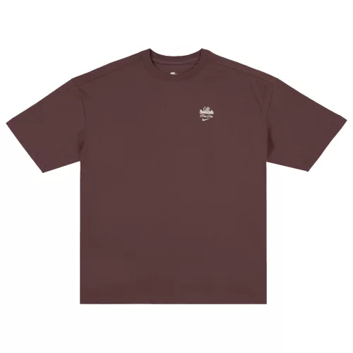 Nike NSW Oversized Tee 'Tattoo/Sail' tričko lomené biele — produktová fotografia na bielom pozadí, bočný pohľad