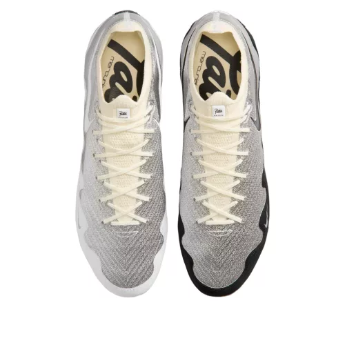 Nike Zoom Mercurial Vapor 16 Elite FG Patta Waves White Black nízke kopačky biele-čierne — produktová fotografia na bielom pozadí, bočný pohľad
