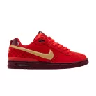 Nike SB Zoom Air Paul Rodriguez 1 Habanero Red All-Star nízke skejtové tenisky červené — produktová fotografia na bielom pozadí, bočný pohľad