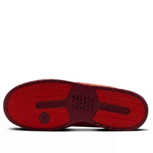 Nike SB Zoom Air Paul Rodriguez 1 Habanero Red All-Star nízke skejtové tenisky červené — produktová fotografia na bielom pozadí, bočný pohľad