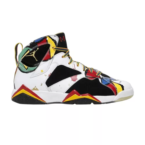 Air Jordan 7 Retro Miro pánske vysoké basketbalové topánky biele