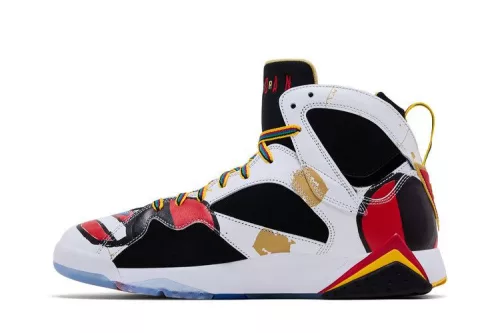 Air Jordan 7 Retro Miro pánske vysoké basketbalové topánky biele