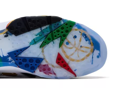 Air Jordan 7 Retro Miro pánske vysoké basketbalové topánky biele
