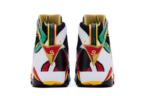 Air Jordan 7 Retro Miro pánske vysoké basketbalové topánky biele