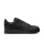 Nike Air Force 1 '07 Triple Black (W) nízke streetové tenisky čierne — produktová fotografia na bielom pozadí, bočný pohľad