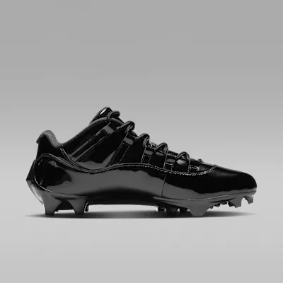 Jordan 11 Low TD Cleat Patent Black pánske nízke mestské tenisky čierne
