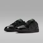 Jordan 1 Low SE Black Croc Scream Green (Women's) dámske nízke mestské tenisky čierne zelené