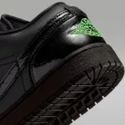 Jordan 1 Low SE Black Croc Scream Green (Women's) dámske nízke mestské tenisky čierne zelené