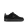 Nike Air Force 1 Low Black Smoke Grey detské nízke streetové tenisky čierne-sivé — produktová fotografia na bielom pozadí, bočný pohľad