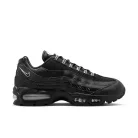Nike Air Max 95 Big Bubble Black Carbon nízke streetové tenisky čierne-strieborné — produktová fotografia na bielom pozadí, bočný pohľad