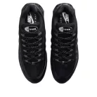 Nike Air Max 95 Big Bubble Black Carbon nízke streetové tenisky čierne-strieborné — produktová fotografia na bielom pozadí, bočný pohľad