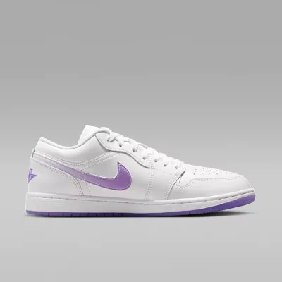 Jordan 1 Low SE Quai54 pánske nízke mestské tenisky biele zelené fialové