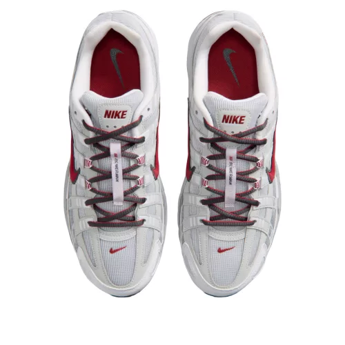 Nike P-6000 White Platinum Red pánske nízke mestské tenisky biele
