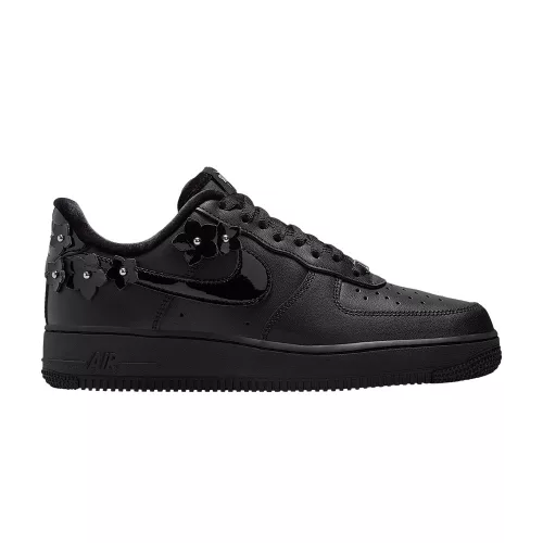 Nike Air Force 1 Low '07 Florette Black Off-Noir (Women's) dámske nízke mestské tenisky čierne