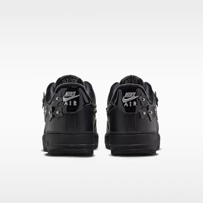 Nike Air Force 1 Low '07 Florette Black Off-Noir (Women's) dámske nízke mestské tenisky čierne