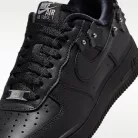 Nike Air Force 1 Low '07 Florette Black Off-Noir (Women's) dámske nízke mestské tenisky čierne