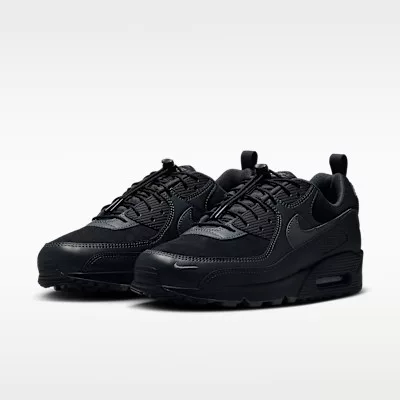 Nike Air Max 90 Black Iron Grey pánske nízke mestské tenisky čierne sivé