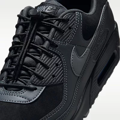 Nike Air Max 90 Black Iron Grey pánske nízke mestské tenisky čierne sivé