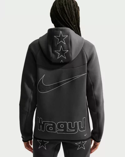Nike Energy x Wagyu Tech Fleece Joggers Black unisex nohavice čierne