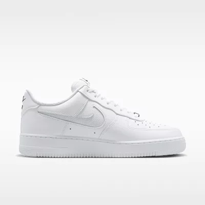 Nike Air Force 1 '07 LV8 White Black Reflect Silver pánske nízke mestské tenisky biele čierne strieborné