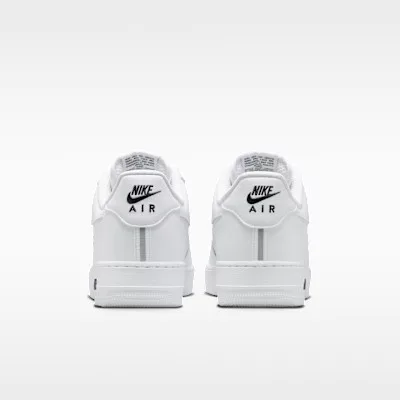 Nike Air Force 1 '07 LV8 White Black Reflect Silver pánske nízke mestské tenisky biele čierne strieborné